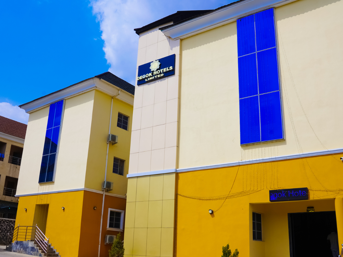 Degok Hotels Headquarters exterior — Gwarinpa, Abuja